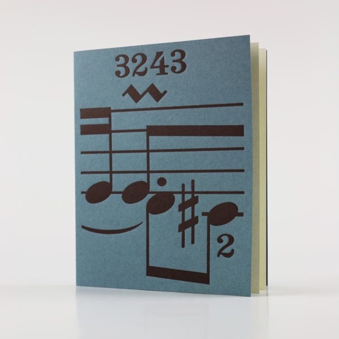 Folded card “Music”