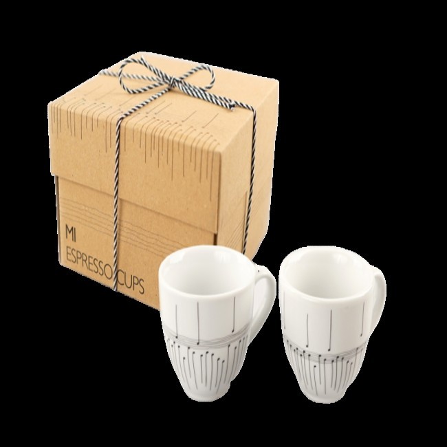 MI – set 2 espresso cups