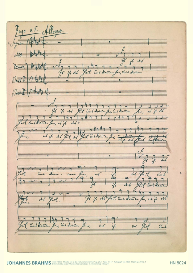 Αφίσα έργου Brahms