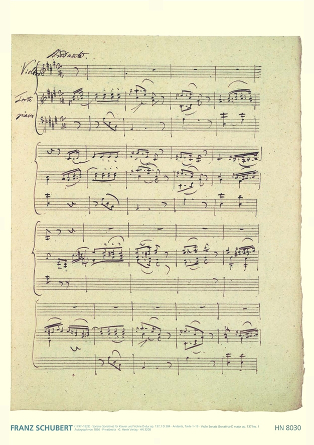 Αφίσα έργου Schubert