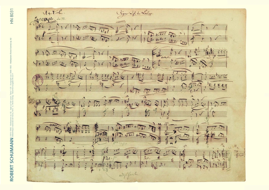 Schumann facsimile poster
