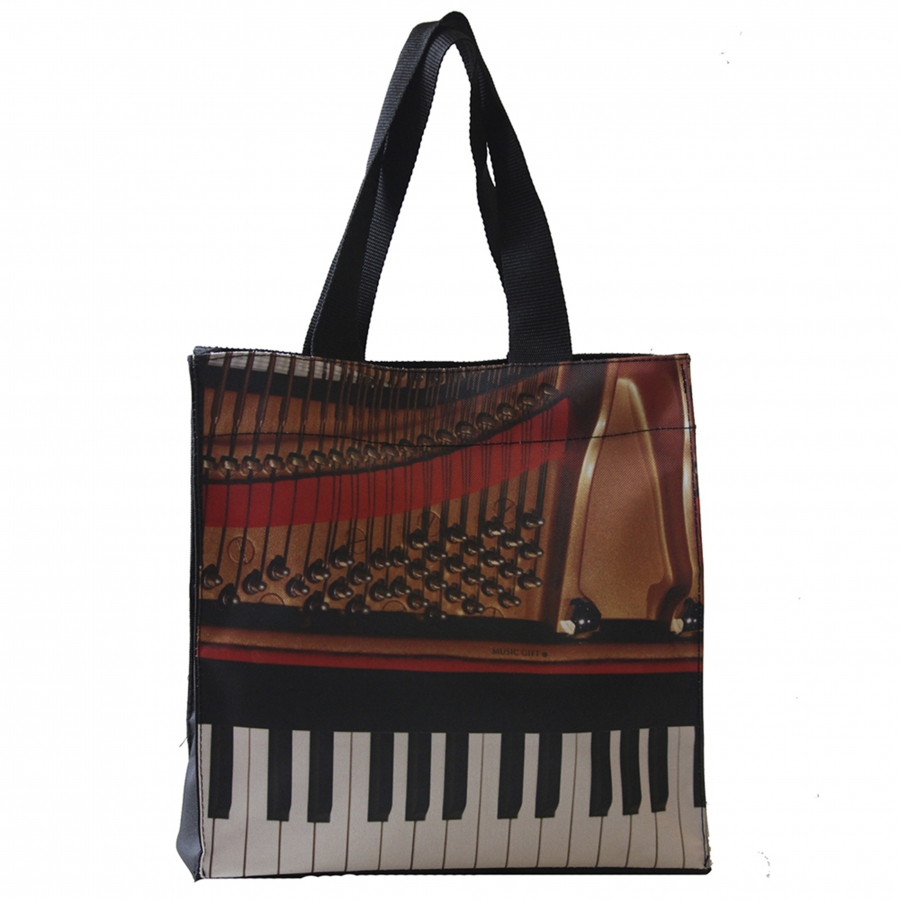 City bag with various musical instruments