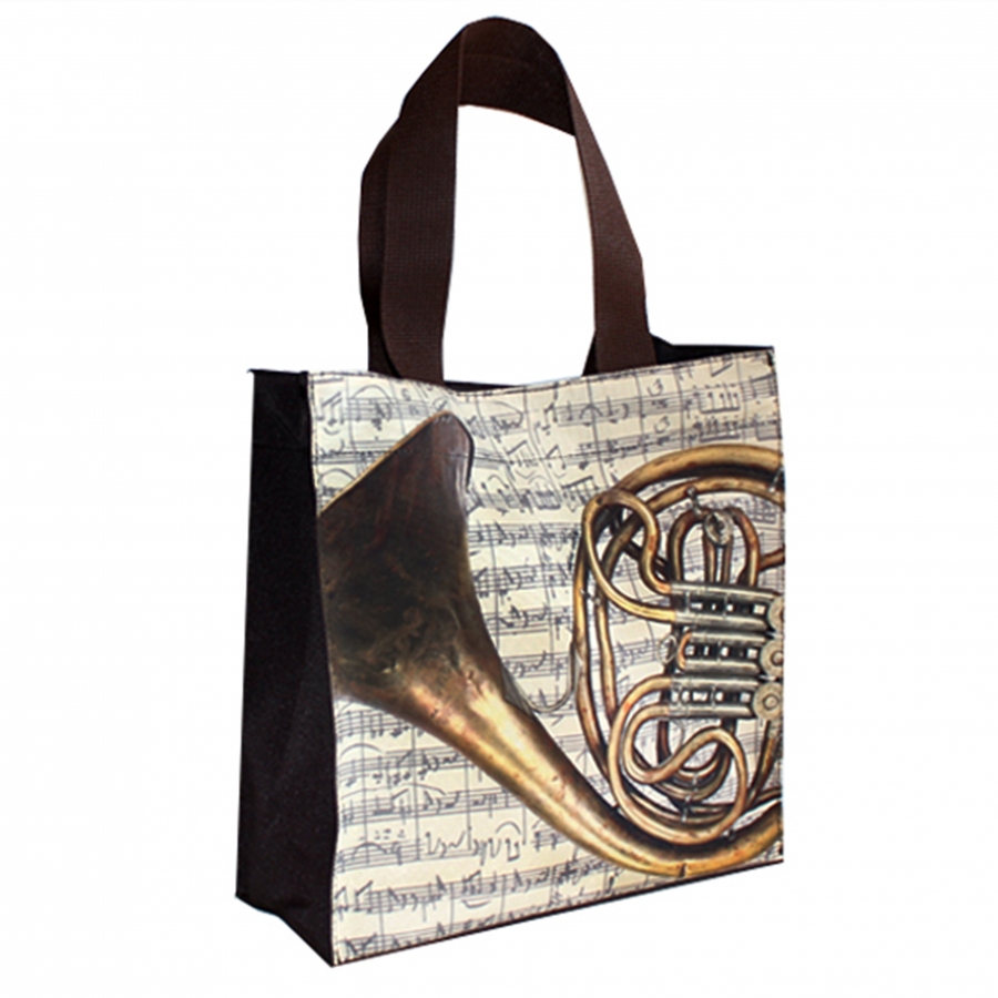 City bag with various musical instruments