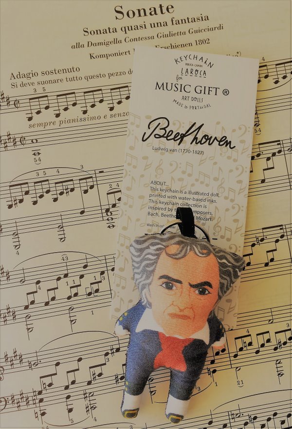 Beethoven key ring