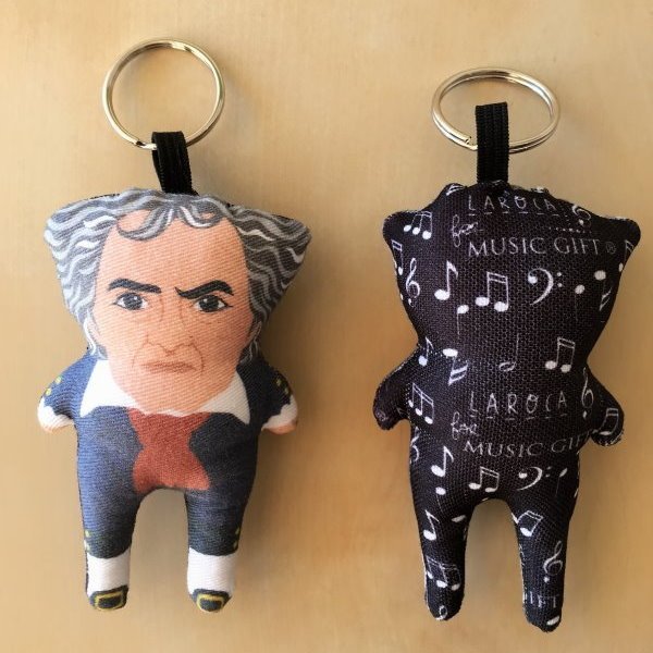 Beethoven key ring