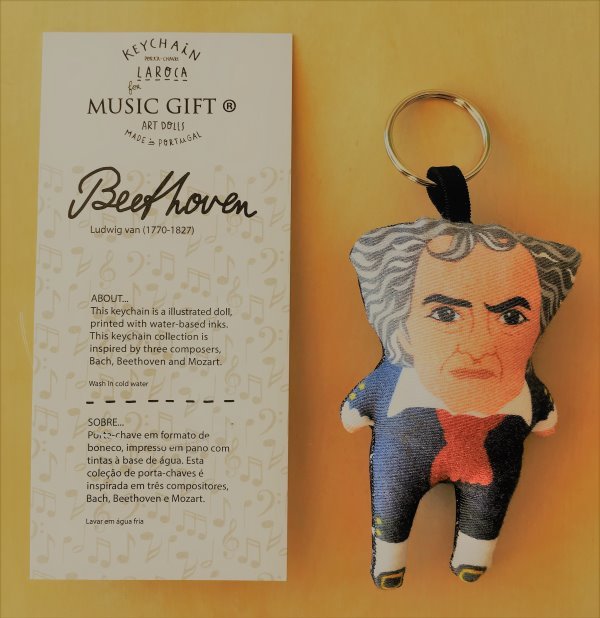 Beethoven key ring