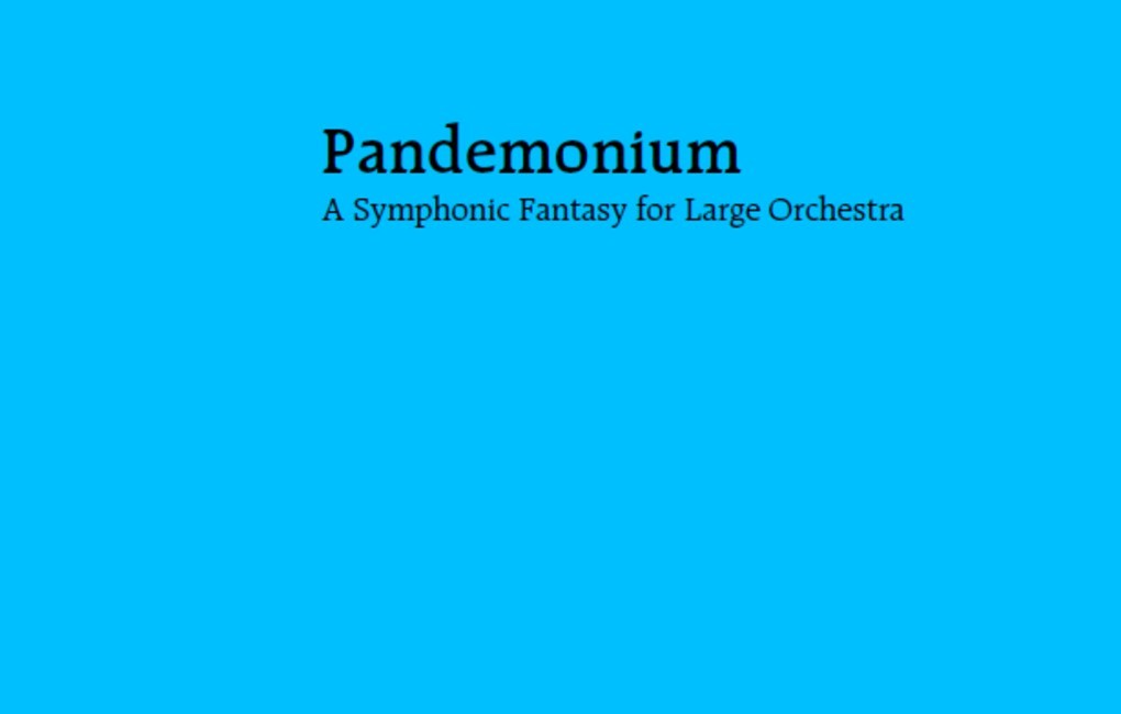 PANDEMONIUM /Νέστωρ Ταίηλορ, έκδοση μουσικού υλικού από τον DONEMUS στην Ολλανδία